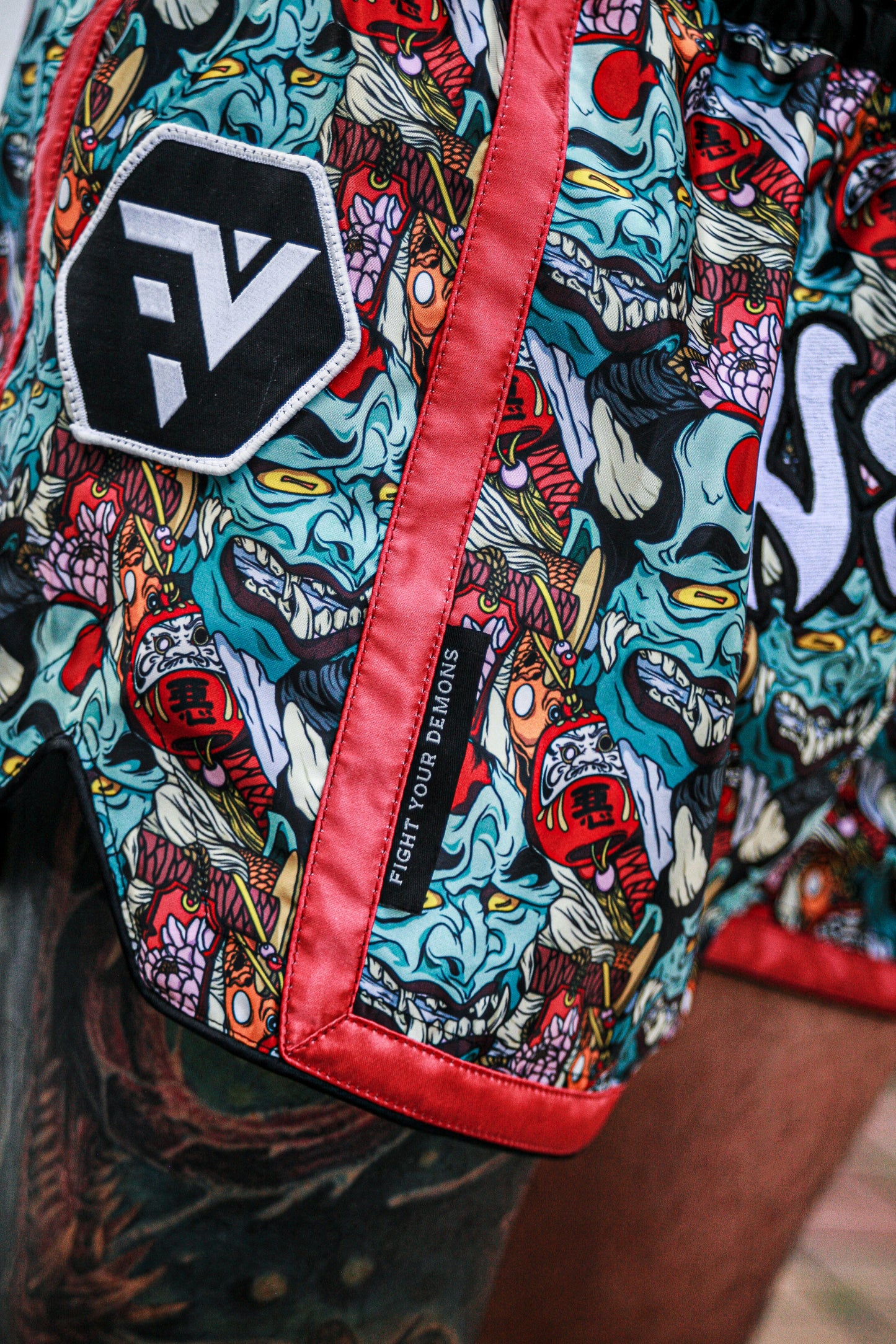 "INNER ONI" Muay Thai Shorts